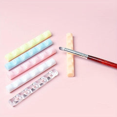 Acrylic Nail Brush Rack Pen Holder Nail Art Display Shelf