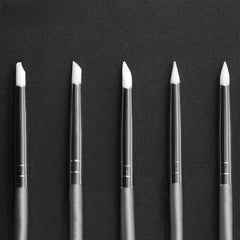 5pcs Silicone Nail Brushes Set for Manicure and Sculpting