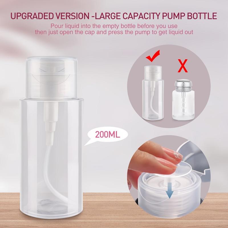 Pink Nail Wipes with Pump Dispenser for Extensions and Polish Removal