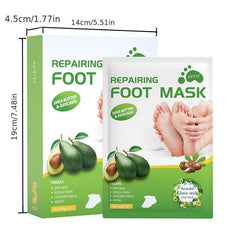 5 Pairs Shea Butter & Avocado Foot Mask with Niacinamide