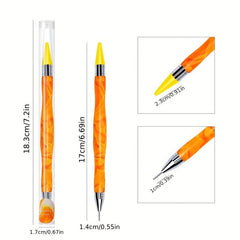 Dual-ended Rhinestone Picker Dotting Pen for Manicure Nail Art