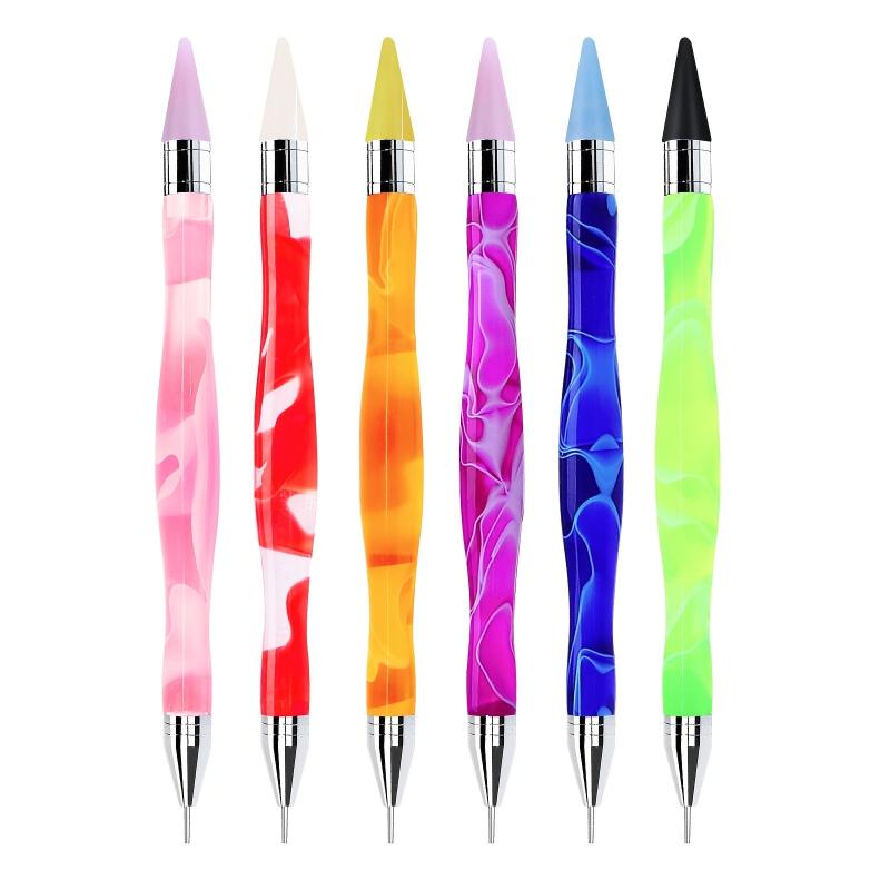 Dual-ended Rhinestone Picker Dotting Pen for Manicure Nail Art