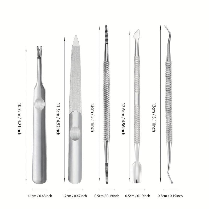 Stainless Steel Nail Clipper Set with Accessories