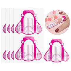 100PCS Nail Forms Acrylic Nail Forms For Nail Extension Tips Long