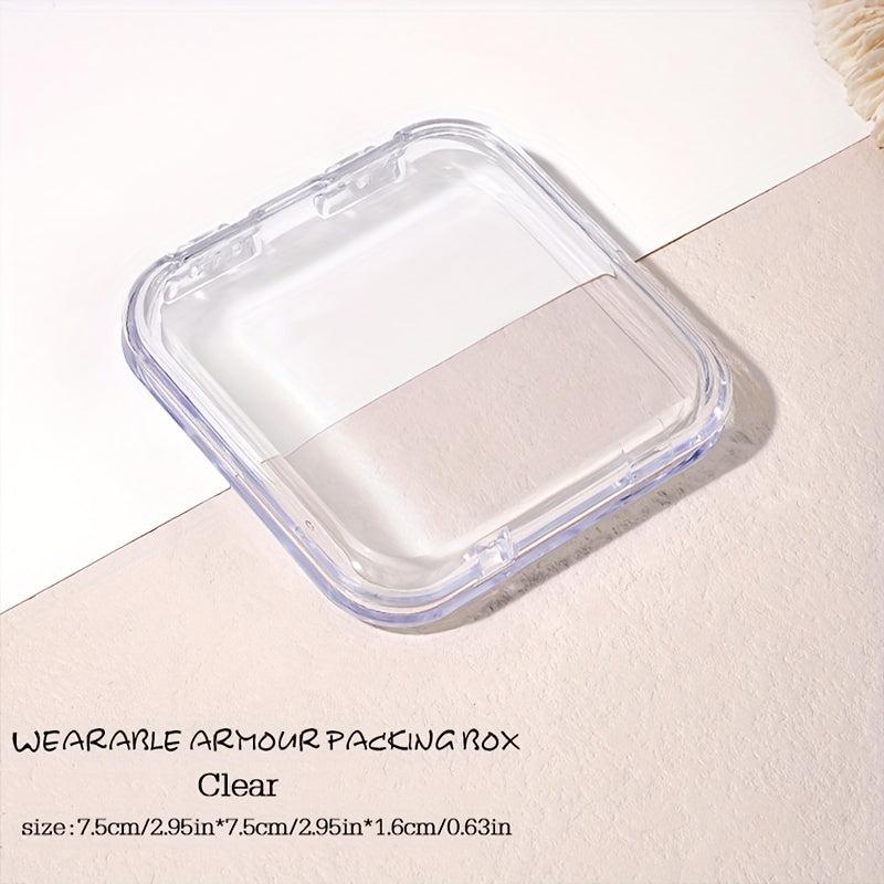 Press On Nails Storage Box Clear Empty Press On Nails Packing Box