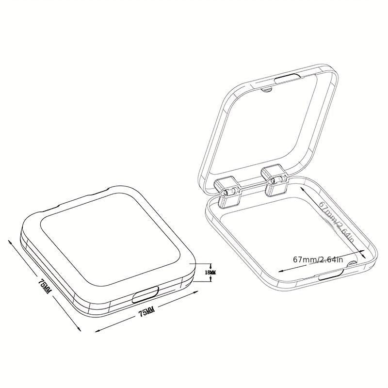 Press On Nails Storage Box Clear Empty Press On Nails Packing Box