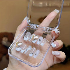 Press On Nails Storage Box Clear Empty Press On Nails Packing Box