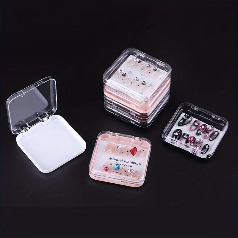 Press On Nails Storage Box Clear Empty Press On Nails Packing Box