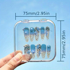 Press On Nails Storage Box Clear Empty Press On Nails Packing Box
