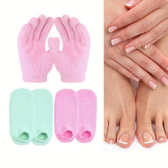 Moisturizing Gel Spa Therapy Sock & Glove - Soften Repair Dry Skin