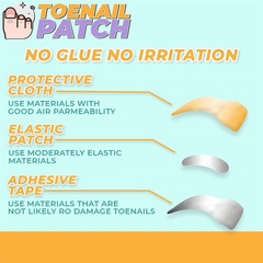 10 Pcs Ingrown Toenail Correction Sticker Glueless Corrector Strip Foot Care