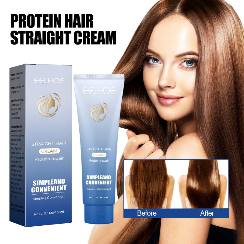 Hair Straightening Cream Protein Corrector Silk And Gloss Hair Straight Cream