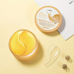 50 PCS Snail Essence Gel Eye Mask Smoothing Fine Lines Puffiness Dark Circles