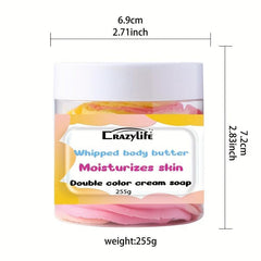 Dual Body Scrub Bath Spa Salt - Deep Cleansing, Smoothing, Rejuvenating Skin