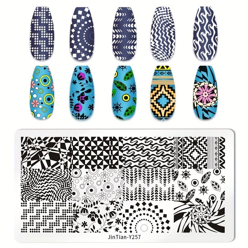 Nail Stamp Template Stamping Plates Animal Heart Nail Art Manicure Supplies