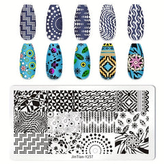 Nail Stamp Template Stamping Plates Animal Heart Nail Art Manicure Supplies