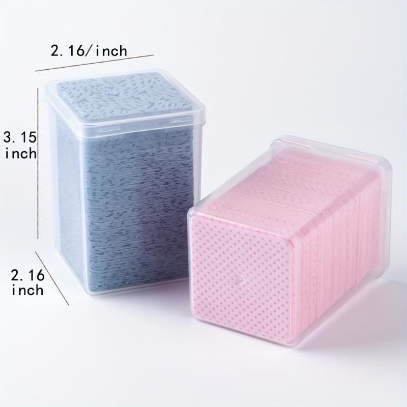 Lint Nail Wipes Nail Polish Remover Pads Pink