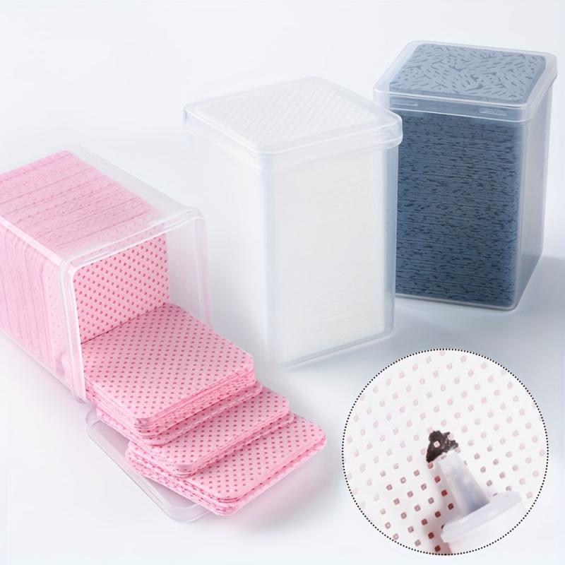 Lint Nail Wipes Nail Polish Remover Pads Pink