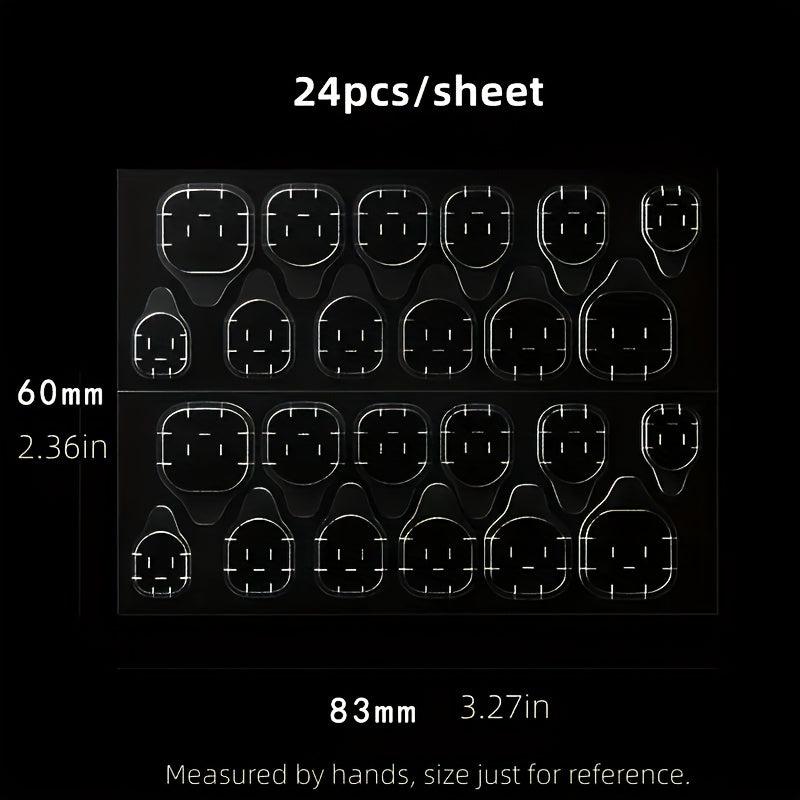 Waterproof Nail Jelly Glue Tabs 240pcs