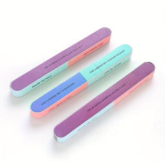 Sided Nail File Set Polish Sponge Nail Files Sand Bars Manicure Tools