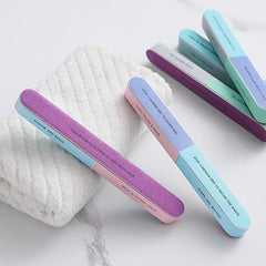 Sided Nail File Set Polish Sponge Nail Files Sand Bars Manicure Tools