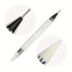 8pcs Double Head Point Drill Pen Dot Painting Point Pen Rhinestone Picker