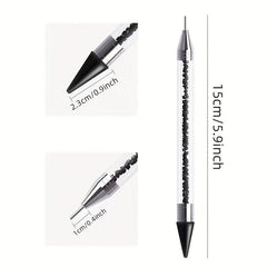 8pcs Double Head Point Drill Pen Dot Painting Point Pen Rhinestone Picker