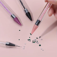 8pcs Double Head Point Drill Pen Dot Painting Point Pen Rhinestone Picker