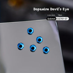 10pcs Devil's Eye Nail Art Charms Cat Eye Nail Art Accessories