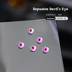 10pcs Devil's Eye Nail Art Charms Cat Eye Nail Art Accessories