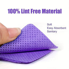 180 Pcs Nail Wipes Lint Polish Remover Pad Lint Wipes
