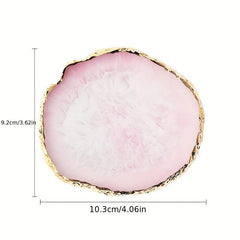 Resin Painting Palette Golden Edge Nail Art Display Board