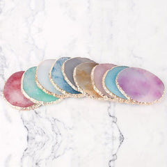 Resin Painting Palette Golden Edge Nail Art Display Board
