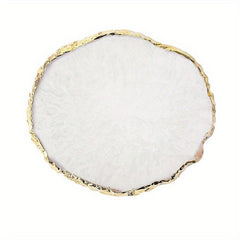 Resin Painting Palette Golden Edge Nail Art Display Board