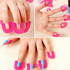 26pcs G Curve Varnish Shield Nail Protector French Stickers Manicure Tools