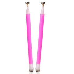 Double Head Floral Nail Magnet Pen Nail Magnet Wand