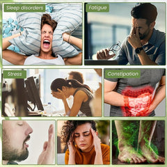 Natural Wormwood Foot Patches for Stress Relief, Sleep Improvement - 50pcs