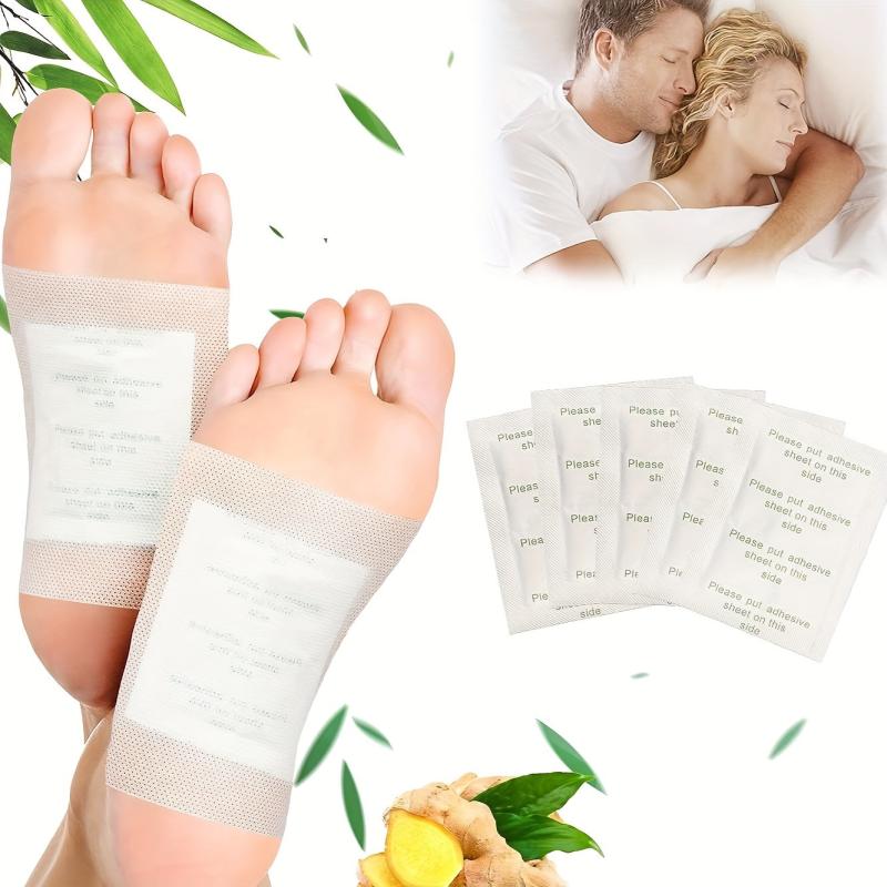 Natural Wormwood Foot Patches for Stress Relief, Sleep Improvement - 50pcs