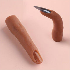 Flexible Silicone Fingernail Practice Training Nail Art