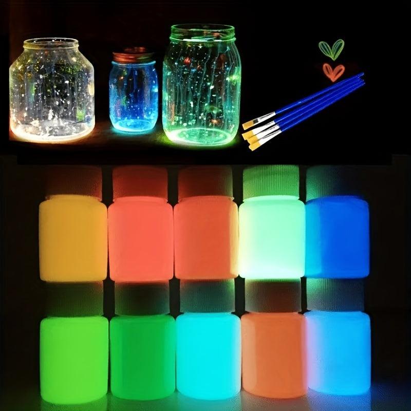 20g Glow in the Dark Paint Bright Pigment for DIY Projects and Decor