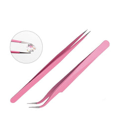 Stainless Steel Tweezers for Eyelash Extensions and Nail Art