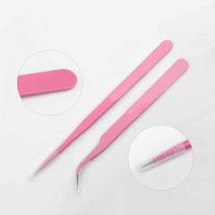 Stainless Steel Tweezers for Eyelash Extensions and Nail Art