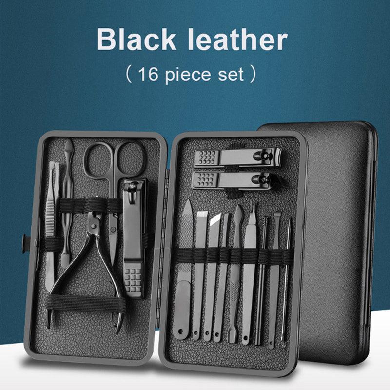 Manicure Set Nail Clippers Professional Grooming Gift Kit