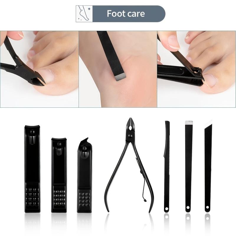 Manicure Set Nail Clippers Professional Grooming Gift Kit