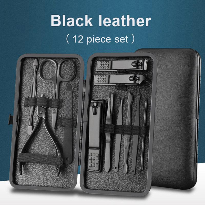 Manicure Set Nail Clippers Professional Grooming Gift Kit