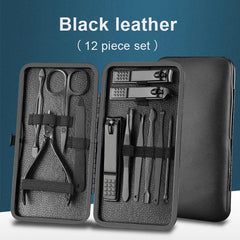 Manicure Set Nail Clippers Professional Grooming Gift Kit