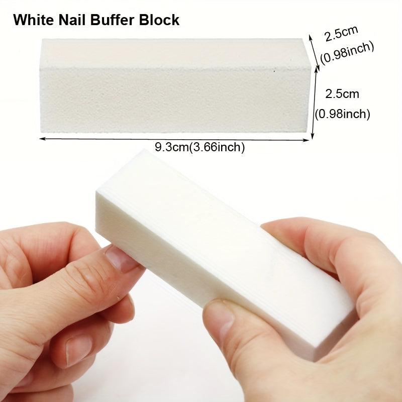 5 Pack Nail Buffer Block Salon Tools Kit for Gel Acrylic Natural Nails