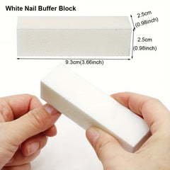 5 Pack Nail Buffer Block Salon Tools Kit for Gel Acrylic Natural Nails