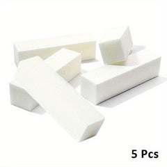 5 Pack Nail Buffer Block Salon Tools Kit for Gel Acrylic Natural Nails