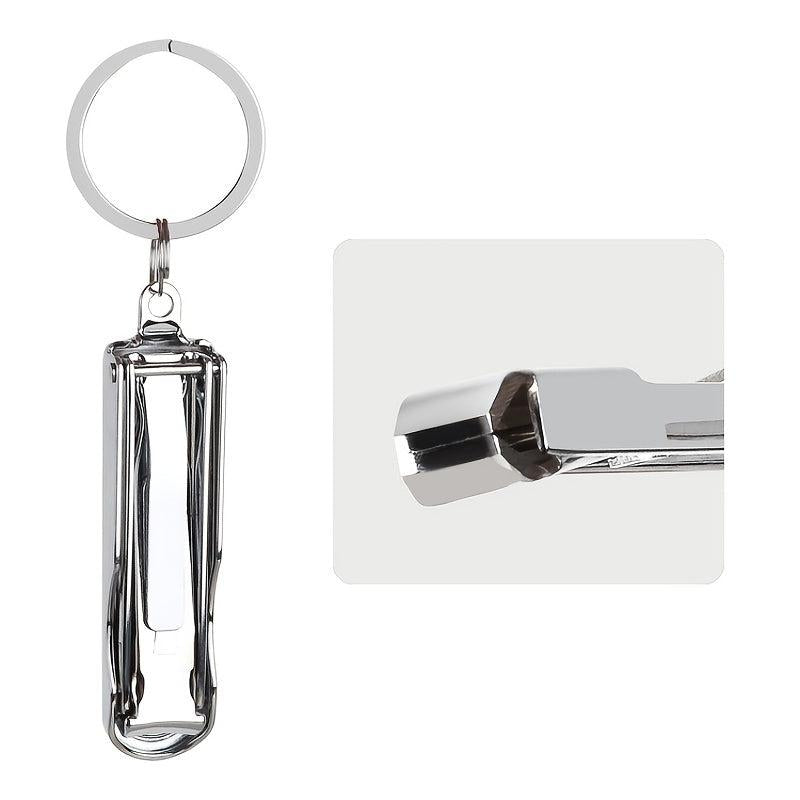 Stainless Steel Nail Clippers with Built in Nail File